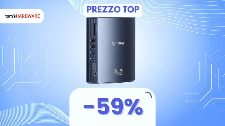 Immagine di Meno di METÀ PREZZO per questa docking Station 15 in 1, fra doppio monitor e USB infinite!