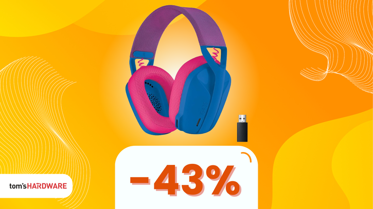 Immagine di Non lasciarti sfuggire queste cuffie Logitech leggere e performanti, oggi in SUPER SCONTO! -43%