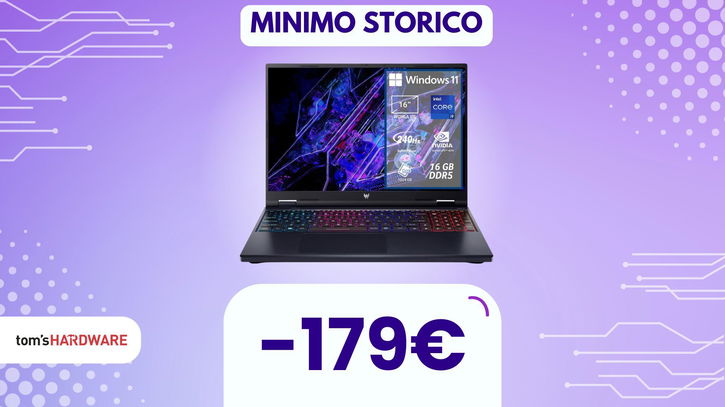 Immagine di Questo ASSURDO notebook da gaming Acer Predator con i9 e RTX 4070 è al MINIMO STORICO!