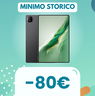 Il tablet che sfida gli iPad oggi costa 80€ in meno con questo COUPON!