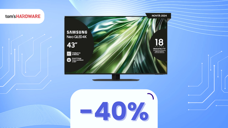 Immagine di Trasforma il tuo salotto con questa smart TV Samsung, ora tua con uno SCONTO del 40%!