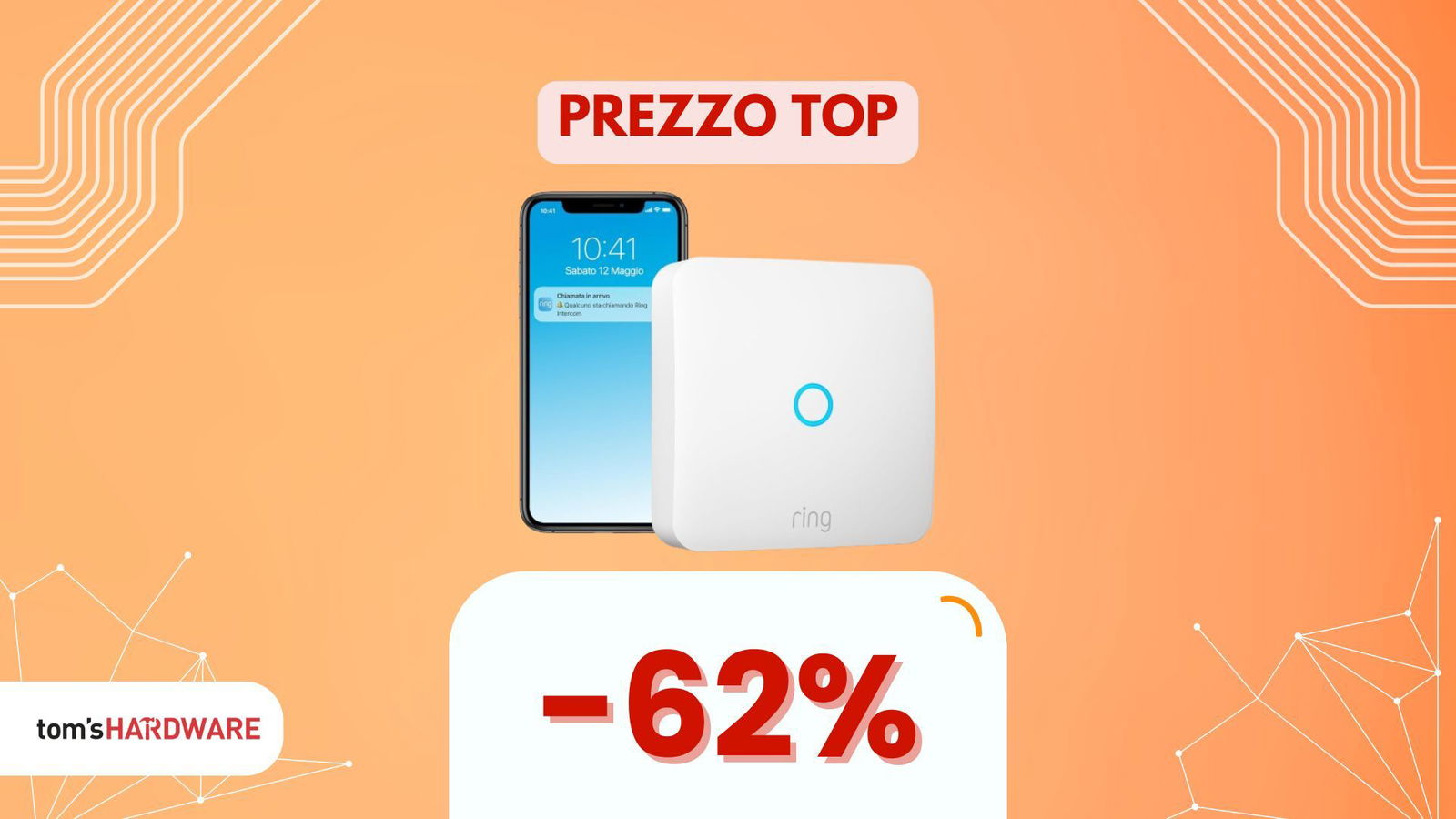 Immagine di Chi guadagna? Tu! Ring Intercom al 62% di sconto, ora a 37€