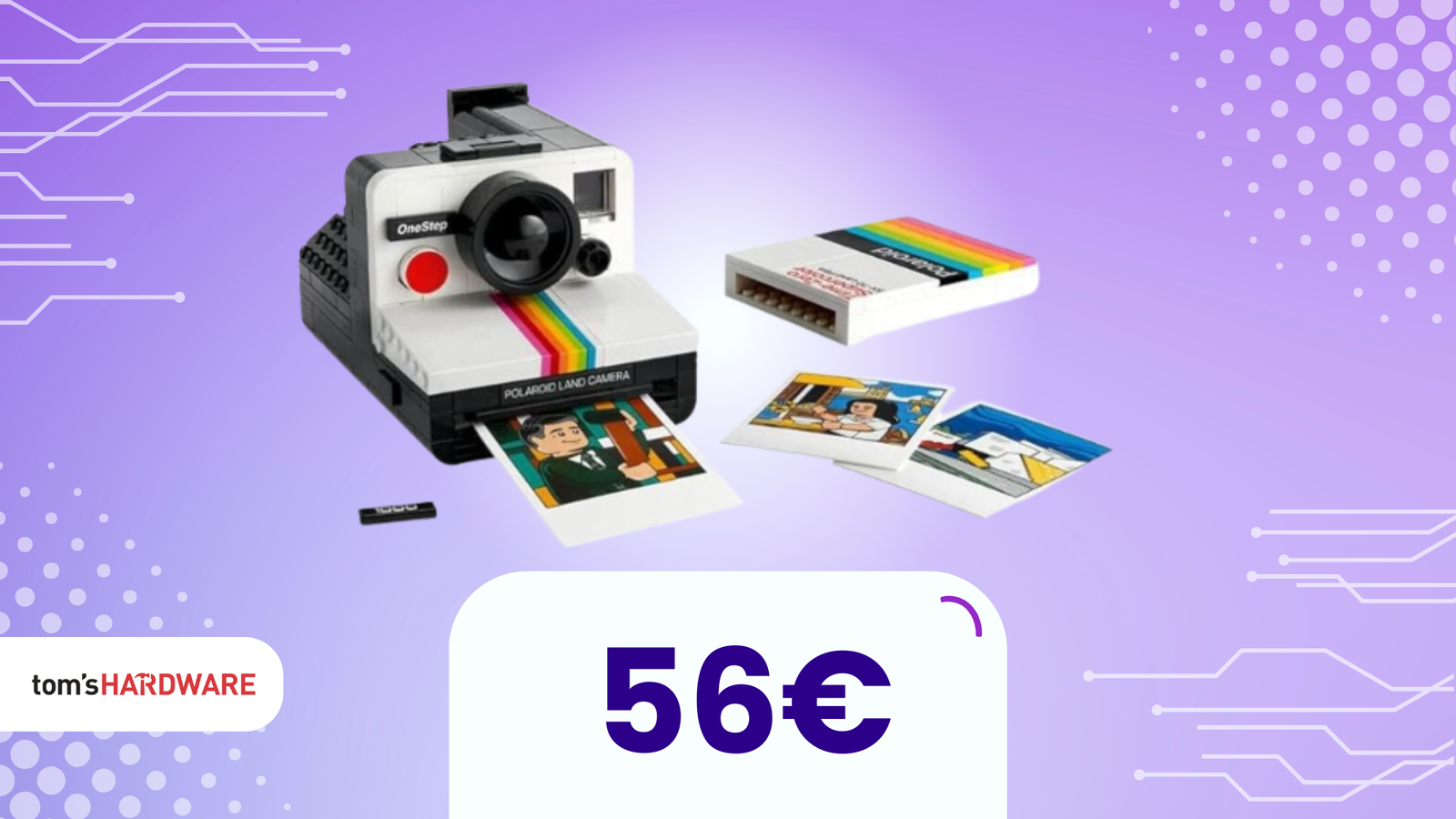 Immagine di Il fascino del vintage in mattoncini: la Polaroid LEGO costa 56€!