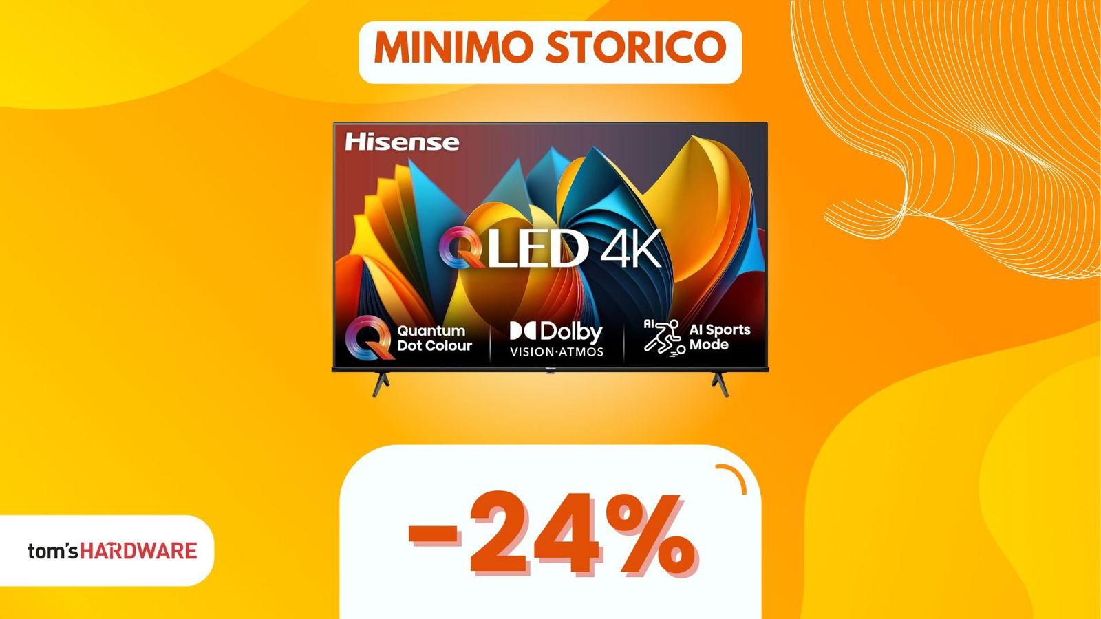 Immagine di Questa TV QLED da 65" costa meno di una 55", con questo sconto è al MINIMO!