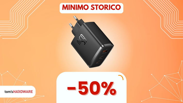 Immagine di Risparmia subito il 50% su questo caricatore SUPER VELOCE e con tre porte!