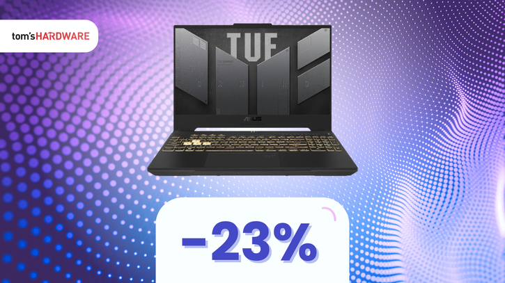 Immagine di Ultima chiamata per ASUS TUF Gaming A16: il regalo di Natale perfetto a PREZZO SCONTATO! -23%