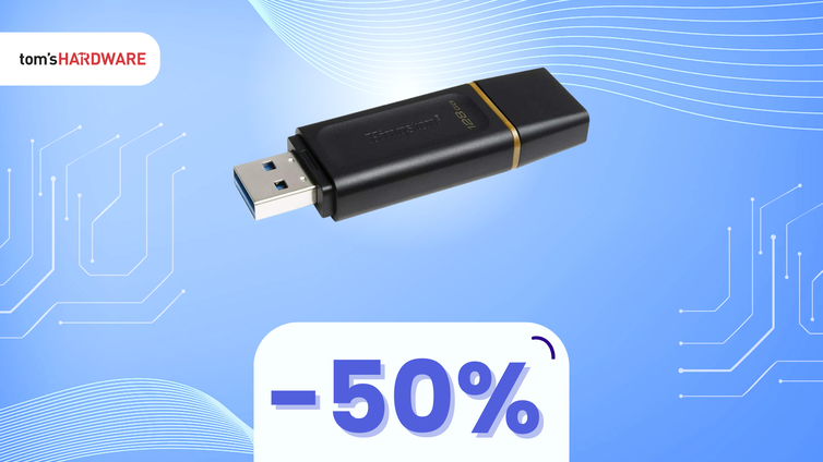 Immagine di Trasferisci i tuoi dati in un lampo con questa chiavetta USB da 128GB, oggi a MENO di 10€!