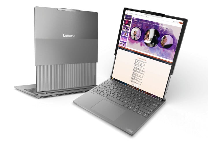 Immagine di Ecco il portatile con display arrotolabile, lo svelerà Lenovo al CES