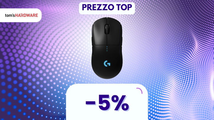 Immagine di L'assurdo mouse da gaming Logitech G PRO arriva prima di Natale, ma non c'è un attimo da perdere!