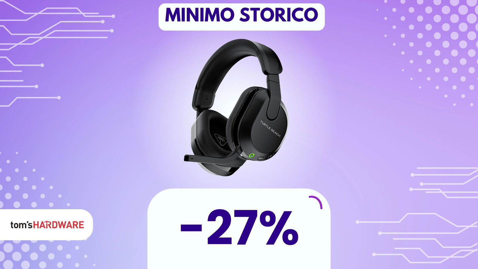 Immagine di Audio da pro player su ogni console? Per fortuna queste cuffie Turtle Beach sono in SUPER SCONTO!