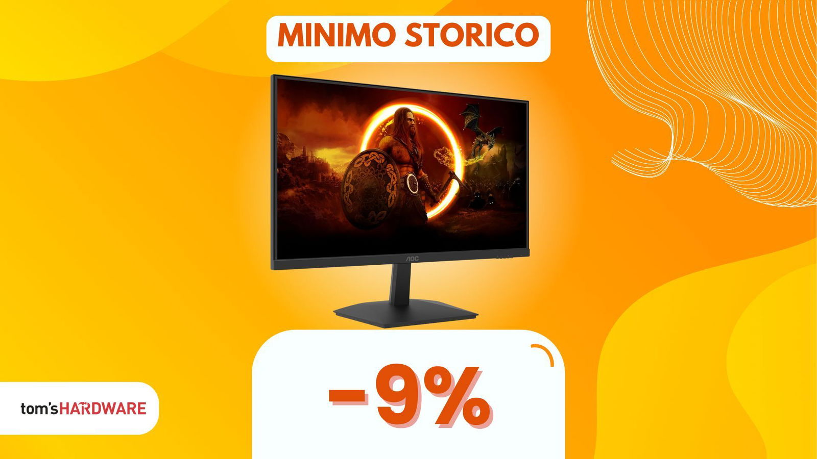 Immagine di Con solo 100€ oggi ti porti a casa un monitor da gaming AOC ottimo, che AFFARE!