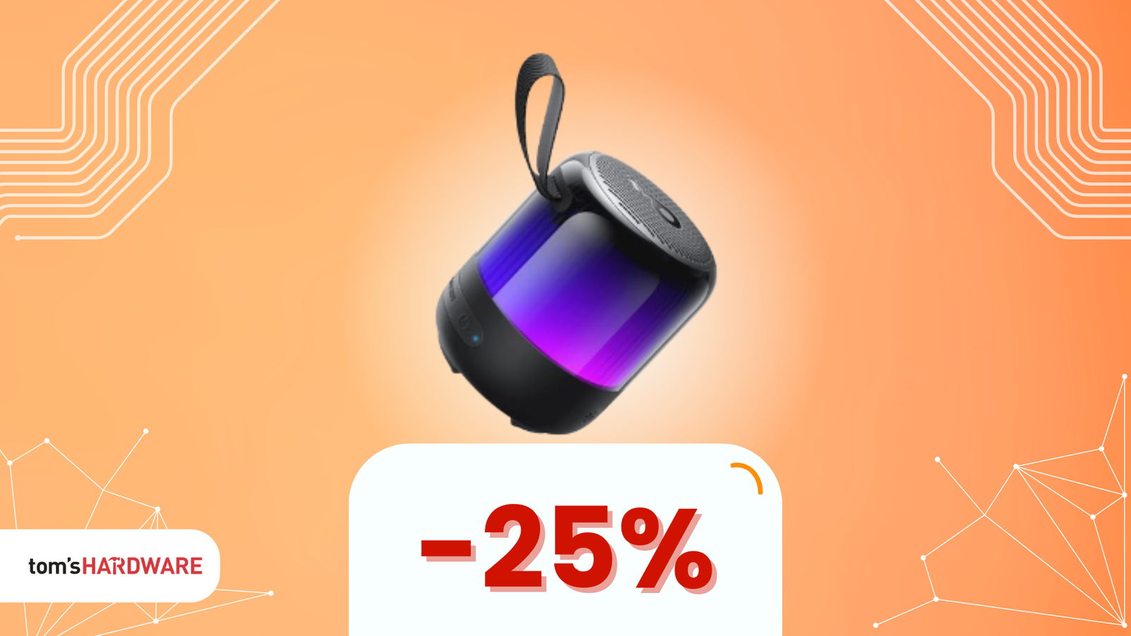 Immagine di Speaker Soundcore Glow Mini a soli 37€: è qui la festa!?