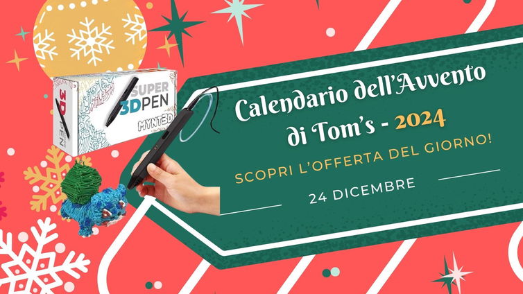 Immagine di Ultima sorpresa del Calendario dell'Avvento: una penna 3D per liberare la creatività