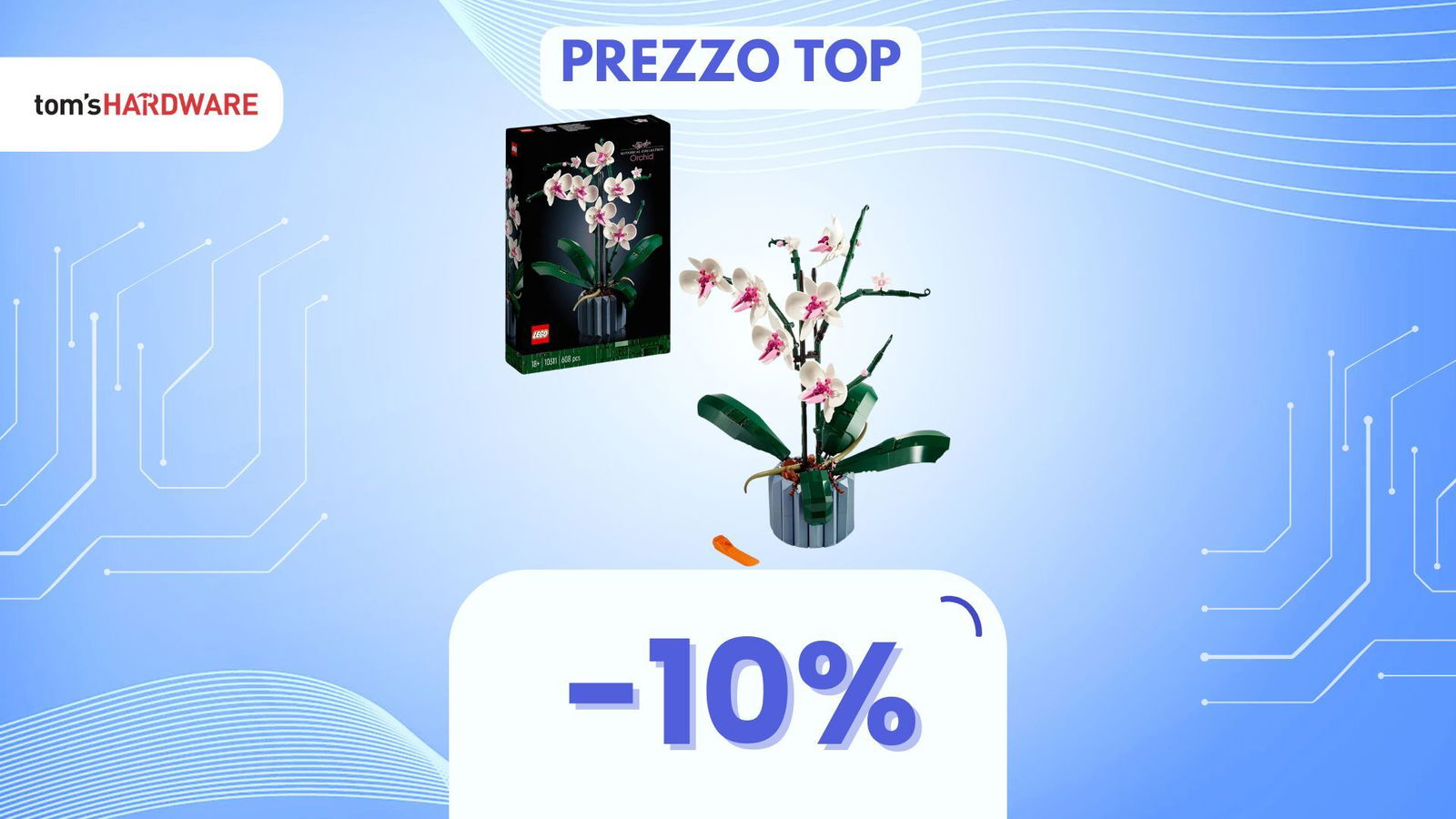 Immagine di La bellissima orchidea LEGO torna disponibile, ed è anche in SCONTO!