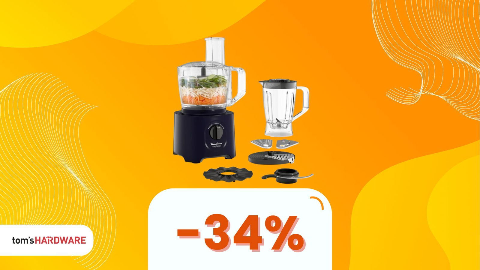 Immagine di Il tuttofare in cucina: scopri il robot Moulinex con uno sconto del 34%