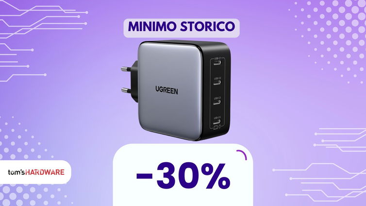 Immagine di 100W e 4 porte USB-C a meno di 40€: la super offerta di fine anno