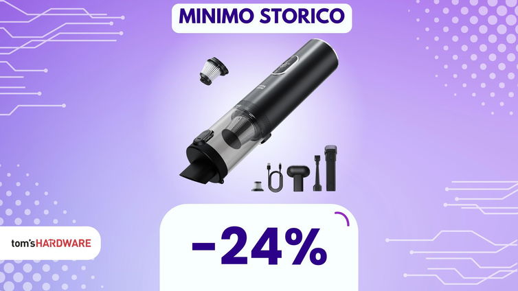 Immagine di Altro che autolavaggio: con questo aspirapolvere portatile in SUPER SCONTO puoi pulire la tua auto quando vuoi!