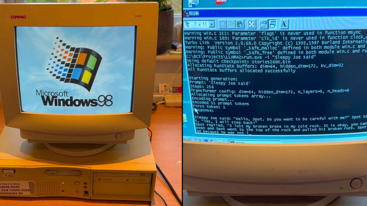 Immagine di Questo modello IA gira su Windows 98 e Pentium II