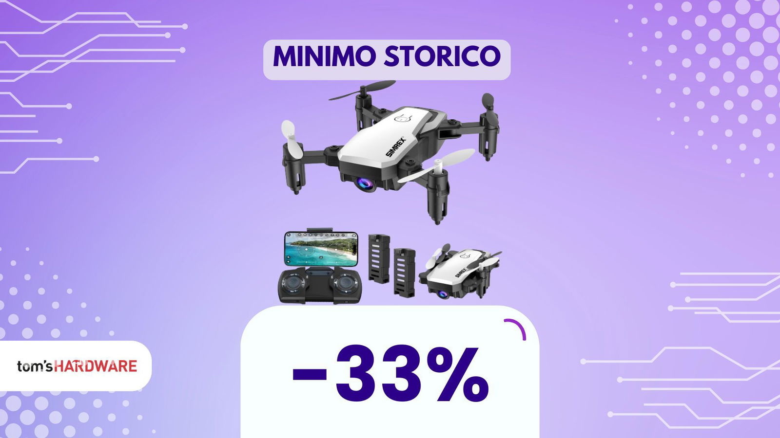 Immagine di Un drone economico che conquista anche gli adulti. Scopri l'offerta di fine anno