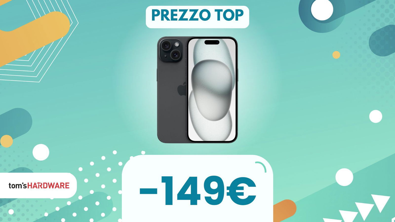 Immagine di iPhone 15 crolla di prezzo, risparmia 149€ sul gioiellino Apple!