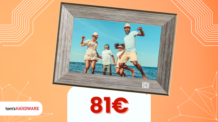 Immagine di Cornice digitale Kodak a soli 81€: ogni foto diventa uno show!