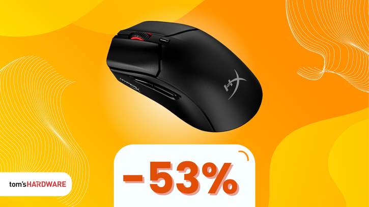 Immagine di Prestazioni al top con il mouse gaming HyperX Pulsefire Haste, oggi in SUPER SCONTO! -53%