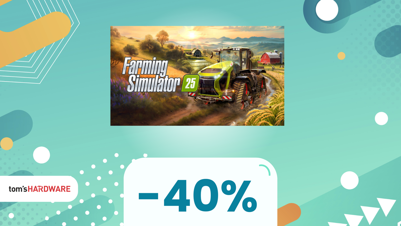 Immagine di Farming Simulator 25: costruisci la tua fattoria dei sogni con il 40% di SCONTO su Instant Gaming!