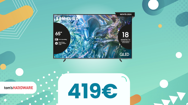 Immagine di Porta l'intrattenimento a un nuovo livello con questa smart TV QLED Samsung, oggi a SOLI 419€!