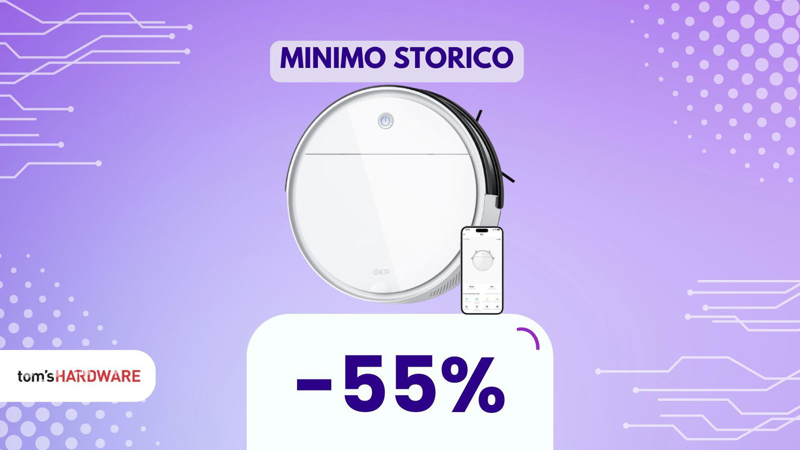 Immagine di Ancora scettico sui robot aspirapolvere? Inizia con questo a soli 99€ (-55%)