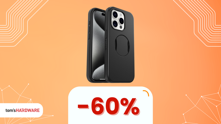 Immagine di OtterBox Cover OtterGrip per iPhone 15 Pro a metà prezzo! (-60%)