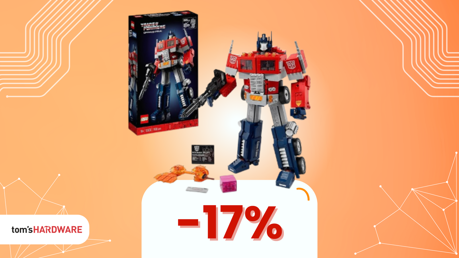 Immagine di Optimus Prime LEGO: da camion a robot e viceversa a 149€!