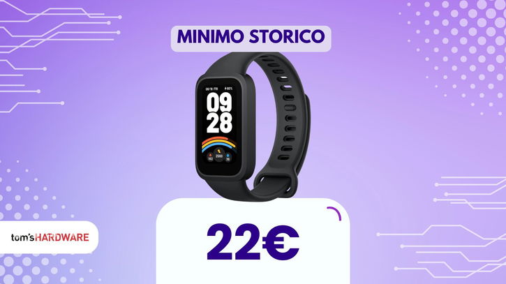 Immagine di Sempre più smart e conveniente: Xiaomi Smart Band 9 Active oggi a 22€