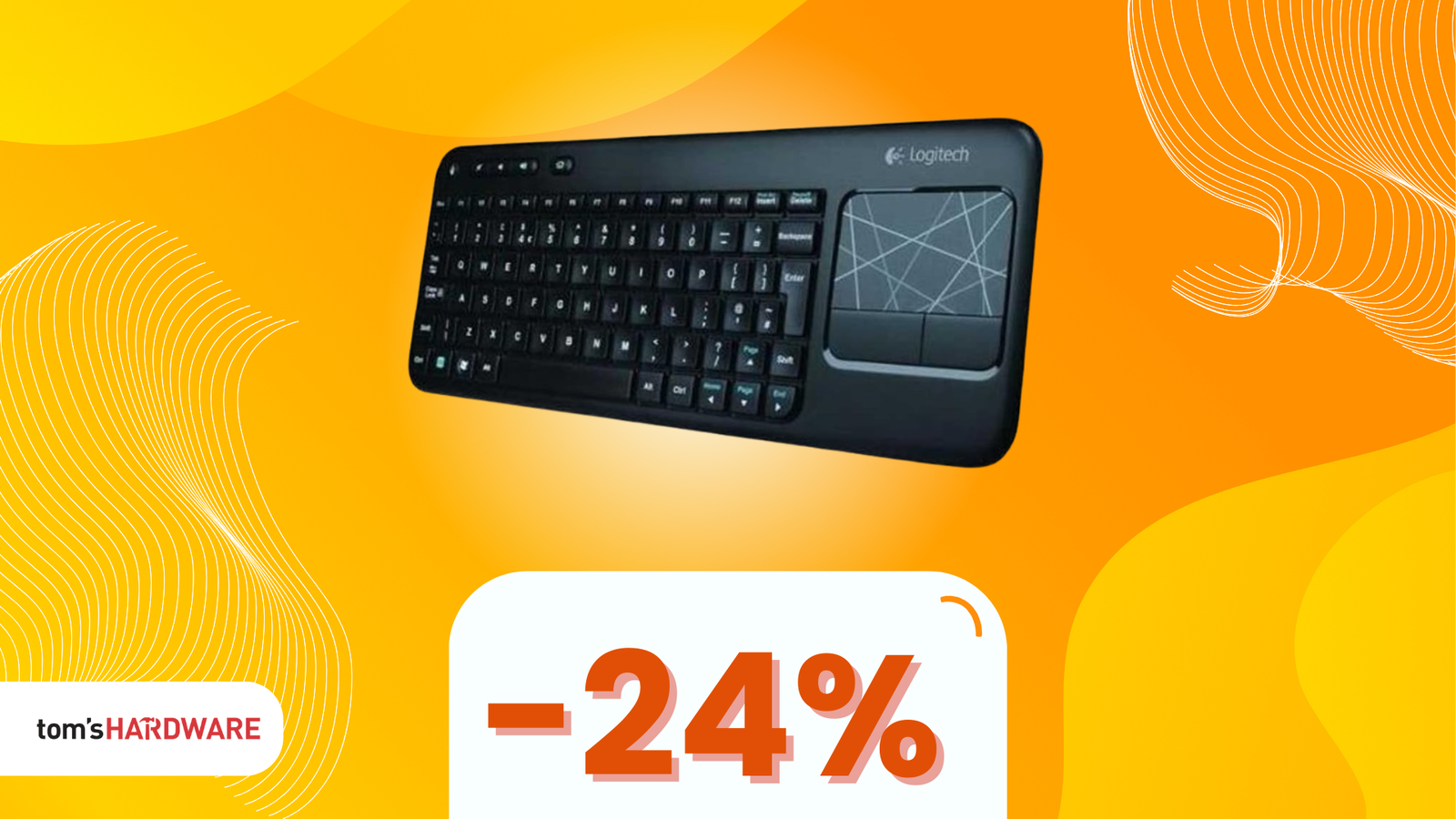 Immagine di Controlla il tuo PC e TV con Logitech K400 Plus: ora a PREZZO SCONTATO! - 24%