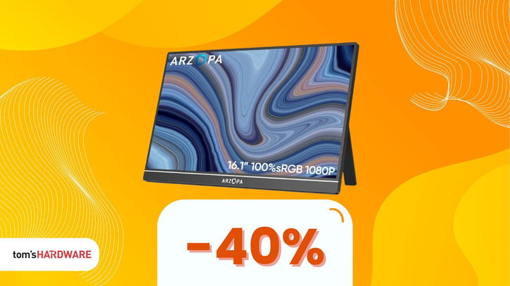 Immagine di La qualità del 100% sRGB in un monitor portatile da poco più di 100€