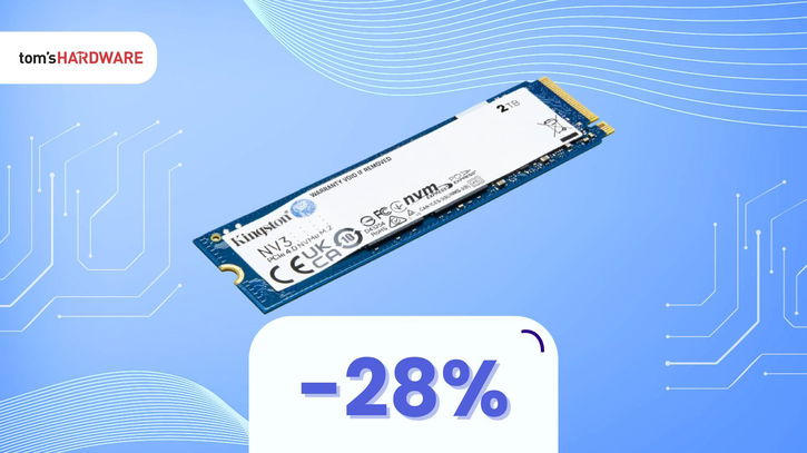 Immagine di La bellezza di questo SSD Kingston: compatibile con PC desktop e laptop. 2TB al minimo storico!