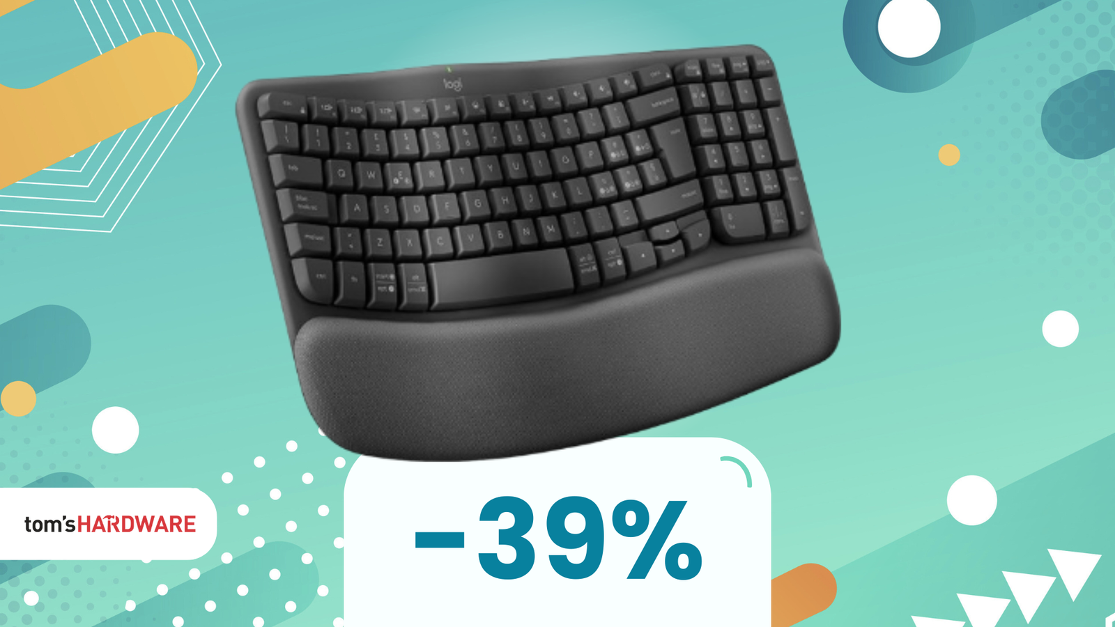 Immagine di Tastiera Logitech Wave Keys a 52€: scrivi comodo, scrivi felice!