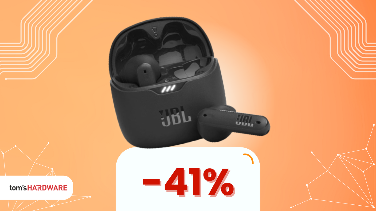 Immagine di Auricolari JBL Tune Flex a soli 59€: bassi potenti, rumore assente!