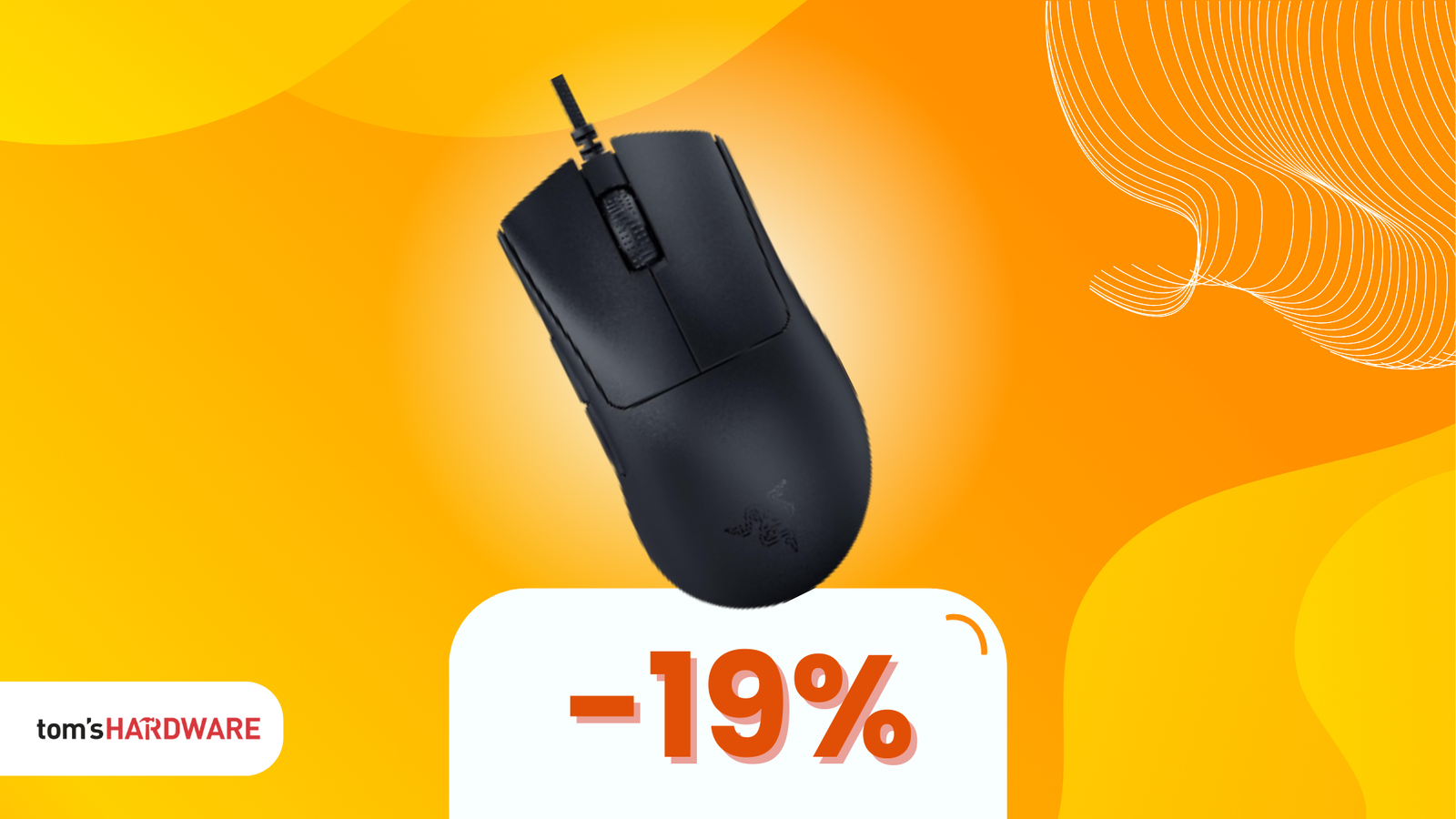 Immagine di Mouse Razer DeathAdder V3 a 65€: 59 grammi di potenza pura!