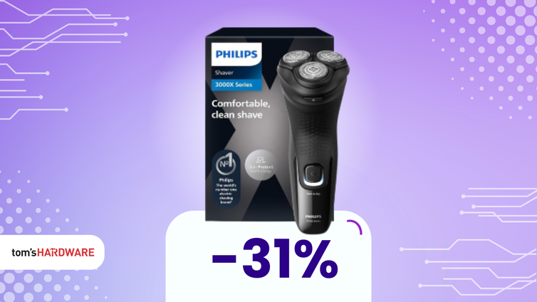 Immagine di Rasoio Philips serie 3000X a 45€: la tua pelle merita il meglio!