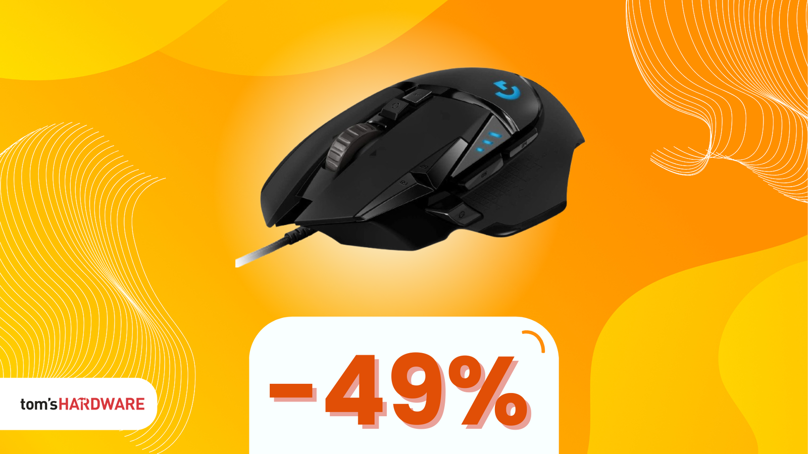 Immagine di PREZZO STRACCIATO per uno dei dei mouse gaming Logitech più apprezzati! - 49%