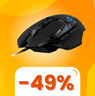 PREZZO STRACCIATO per uno dei dei mouse gaming Logitech più apprezzati! - 49%