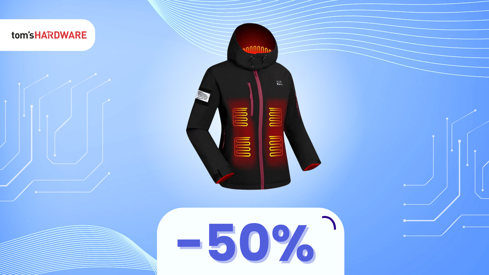 Immagine di Niente più freddo mentre sei in giro: Giacca riscaldata i sconto del 50%! Un affare IMPERDIBILE!