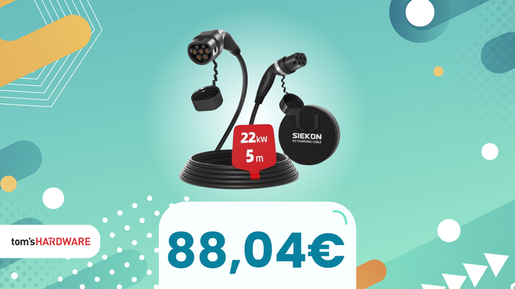 Immagine di Ricarica la tua auto elettrica in sicurezza con questo cavo Siekon, oggi IN OFFERTA!