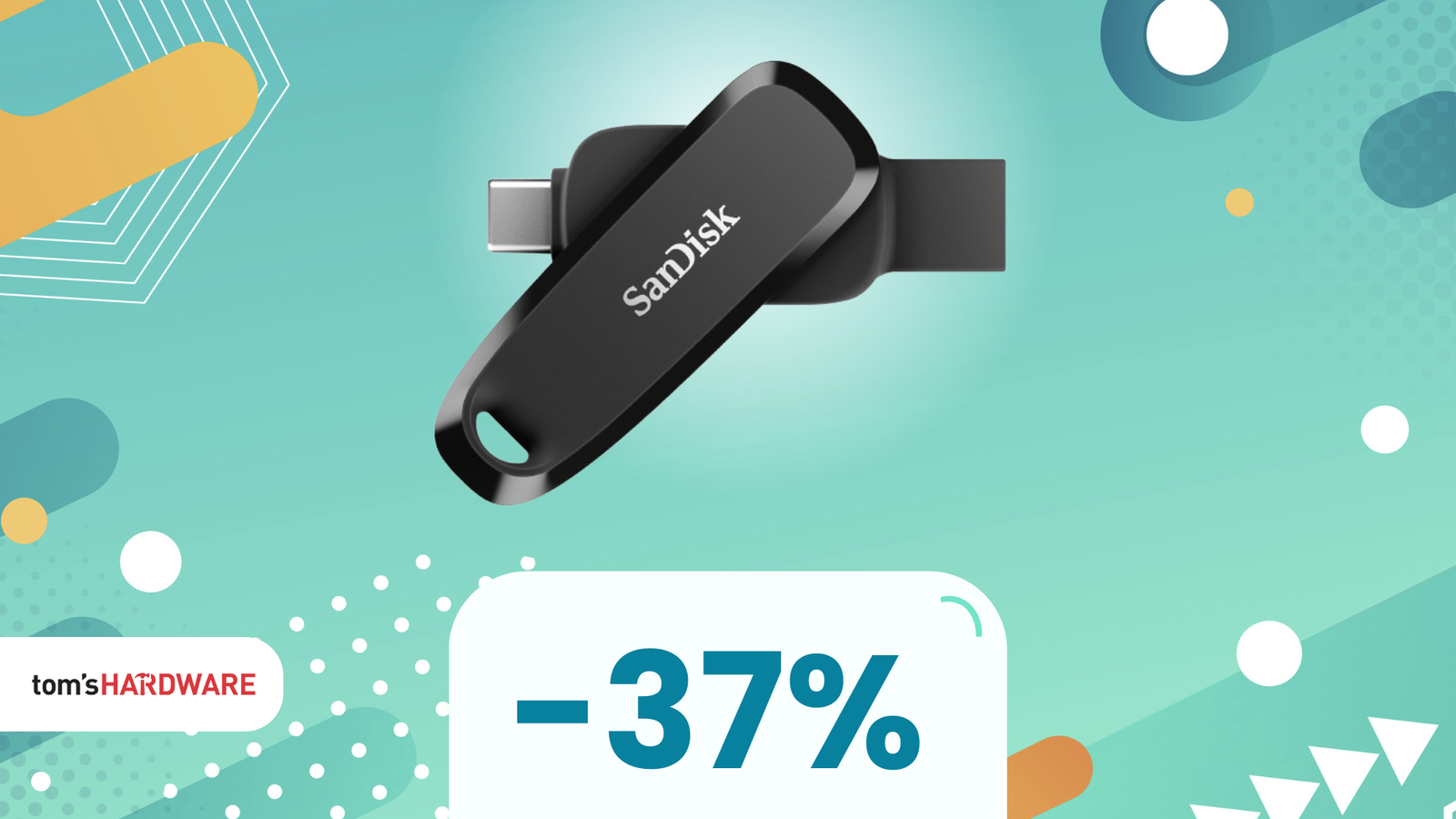 Immagine di Non restare senza spazio! Questa chiavetta SanDisk per iPhone e Android è in SUPER OFFERTA! -37%