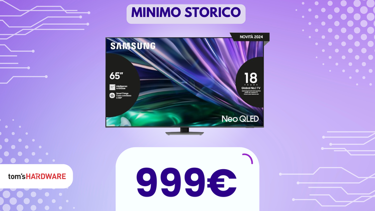 Immagine di Immagini spettacolari e suono immersivo con questa smart TV da 65", oggi al MINIMO STORICO!