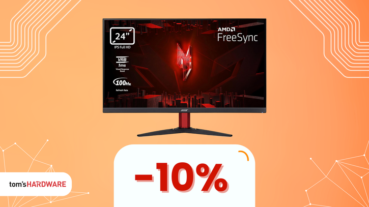 Immagine di Acer Nitro da 24": prezzo SHOCK su Amazon! (-10%)