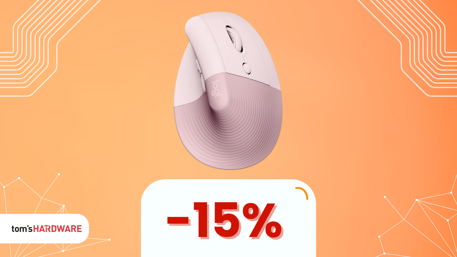 Immagine di Logitech Lift Mouse in OFFERTA a soli 70€!