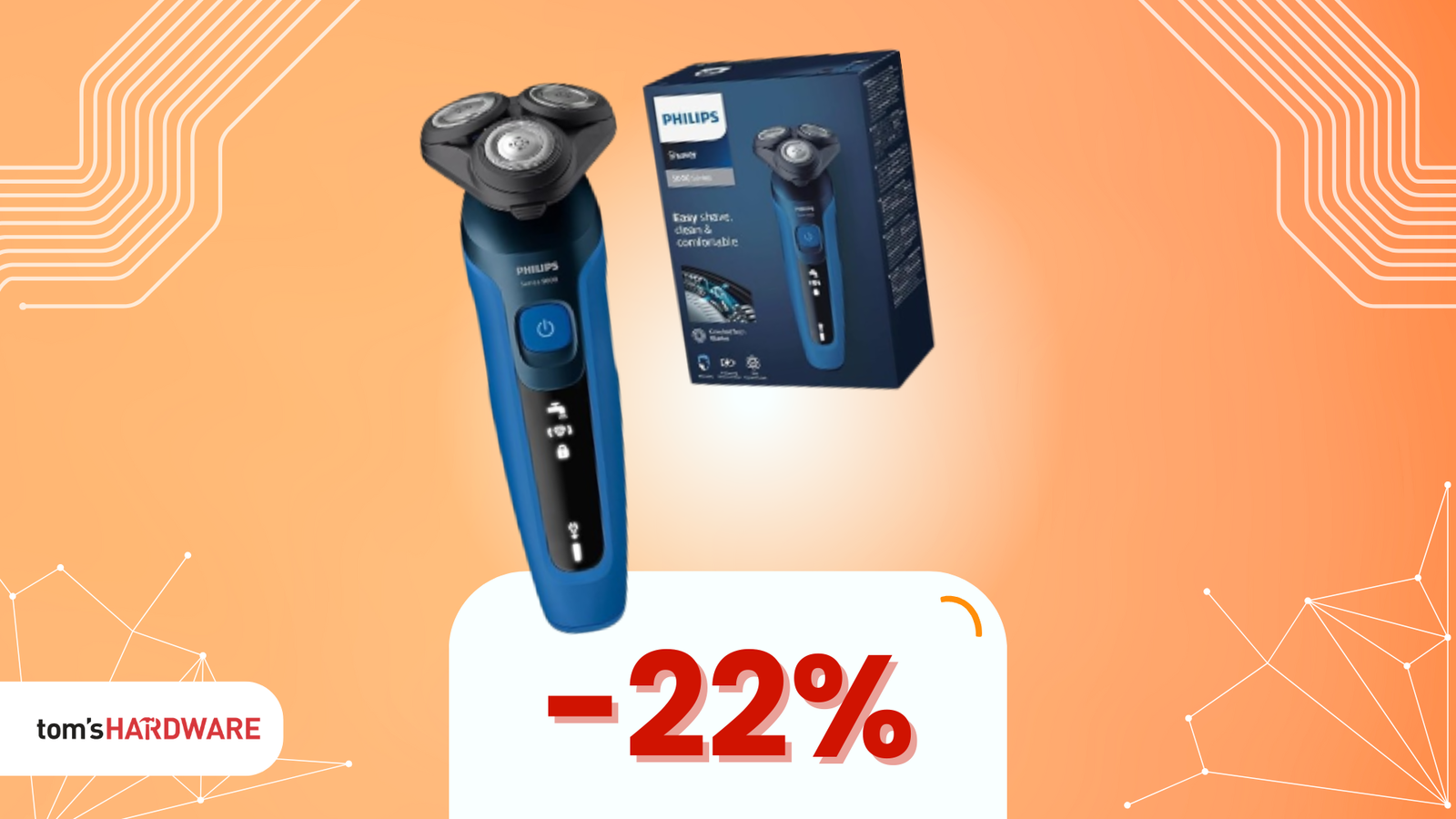 Immagine di Il rasoio Philips che vi fa dire WOW ogni giorno costa 70€!