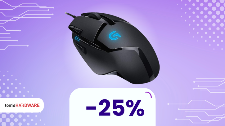 Immagine di Mouse Logitech G402 Hyperion Fury a soli 40€: ogni click è importante!