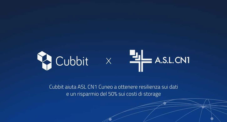 Immagine di L'ASL CN1 Cuneo abbraccia il cloud geo-distribuito di Cubbit